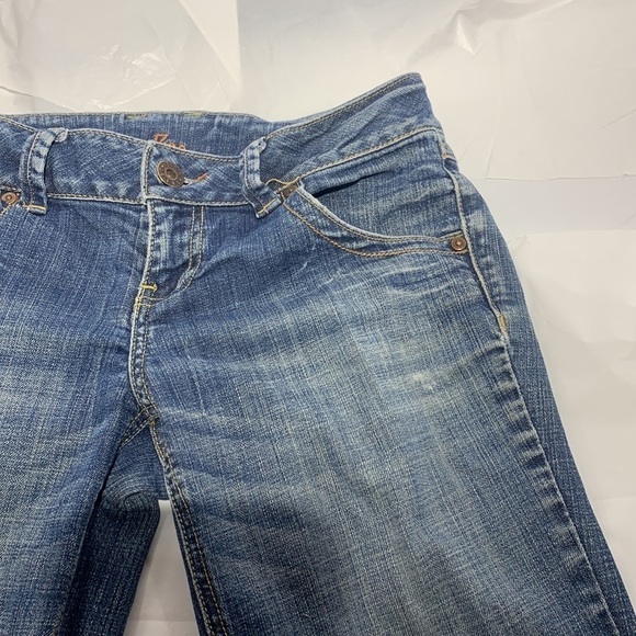 Women’s ZCo Low Rise Boot Cut Washed Blue Jeans Size 7 - Picture 5 of 11